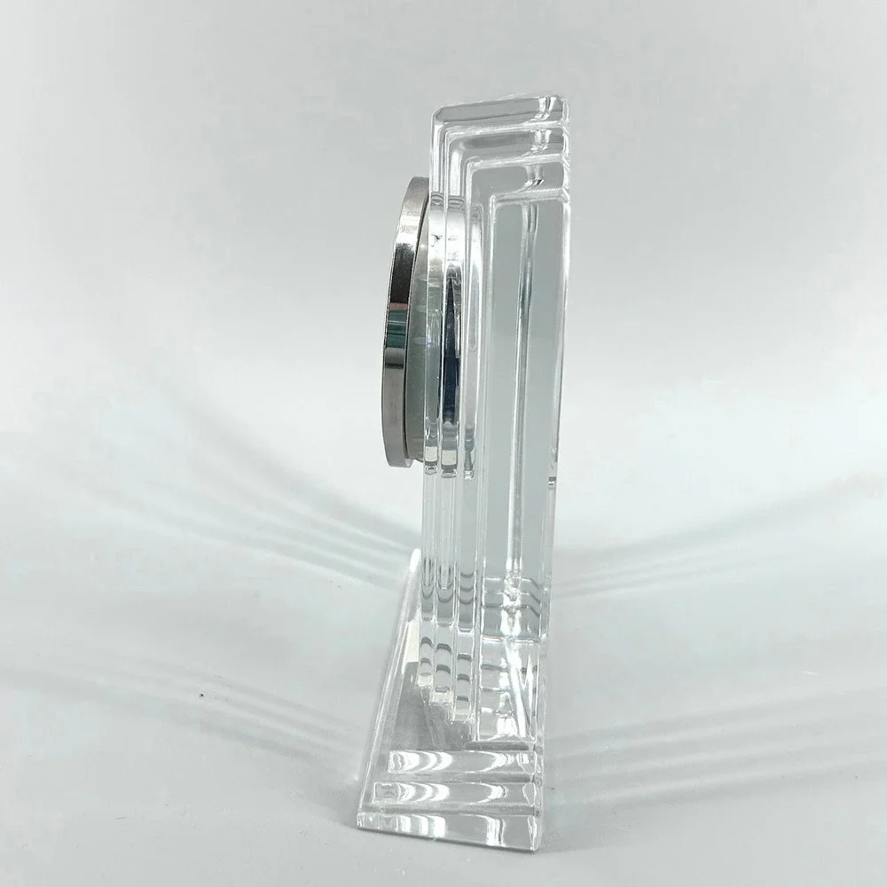 Waterford Crystal Metropolitan Clock Art Deco Lead Crystal Ireland NEW Battery